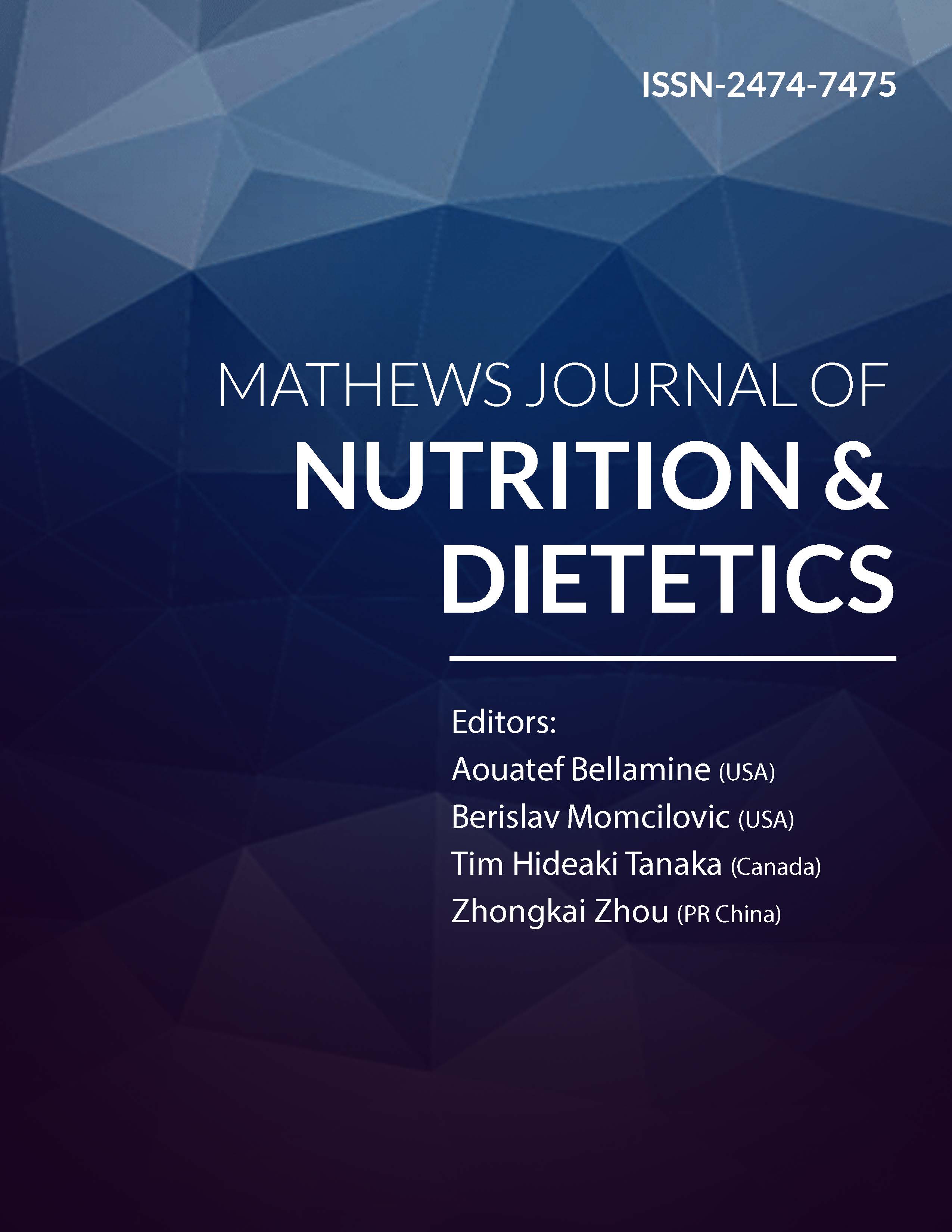 Mathews Journal Of Nutrition Dietetics